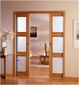 french pocket doors for easy access for pwd