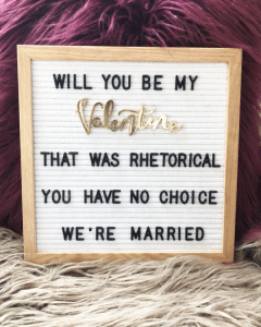 Valentine’s Day Inspired Home Ideas-letterboard