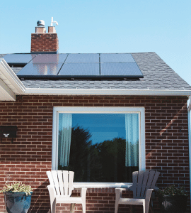 use solar panels for a greener home