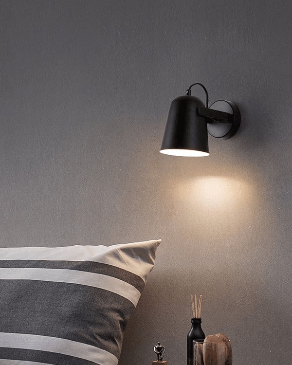 Switch to warm yellow bulbs- stress-free bedroom