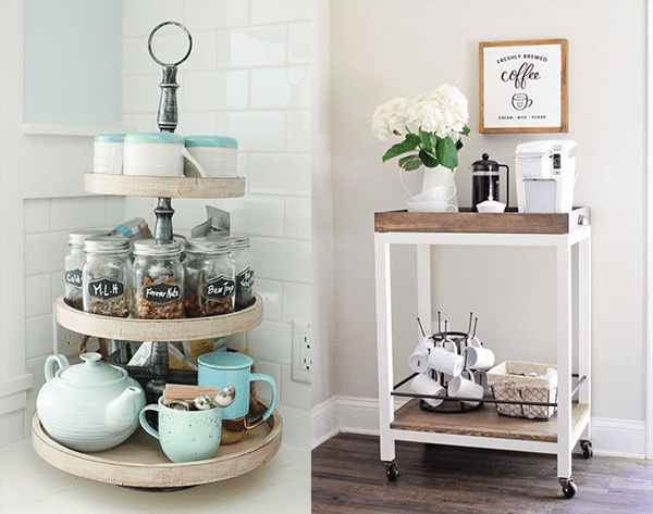 creative coffee stations at home