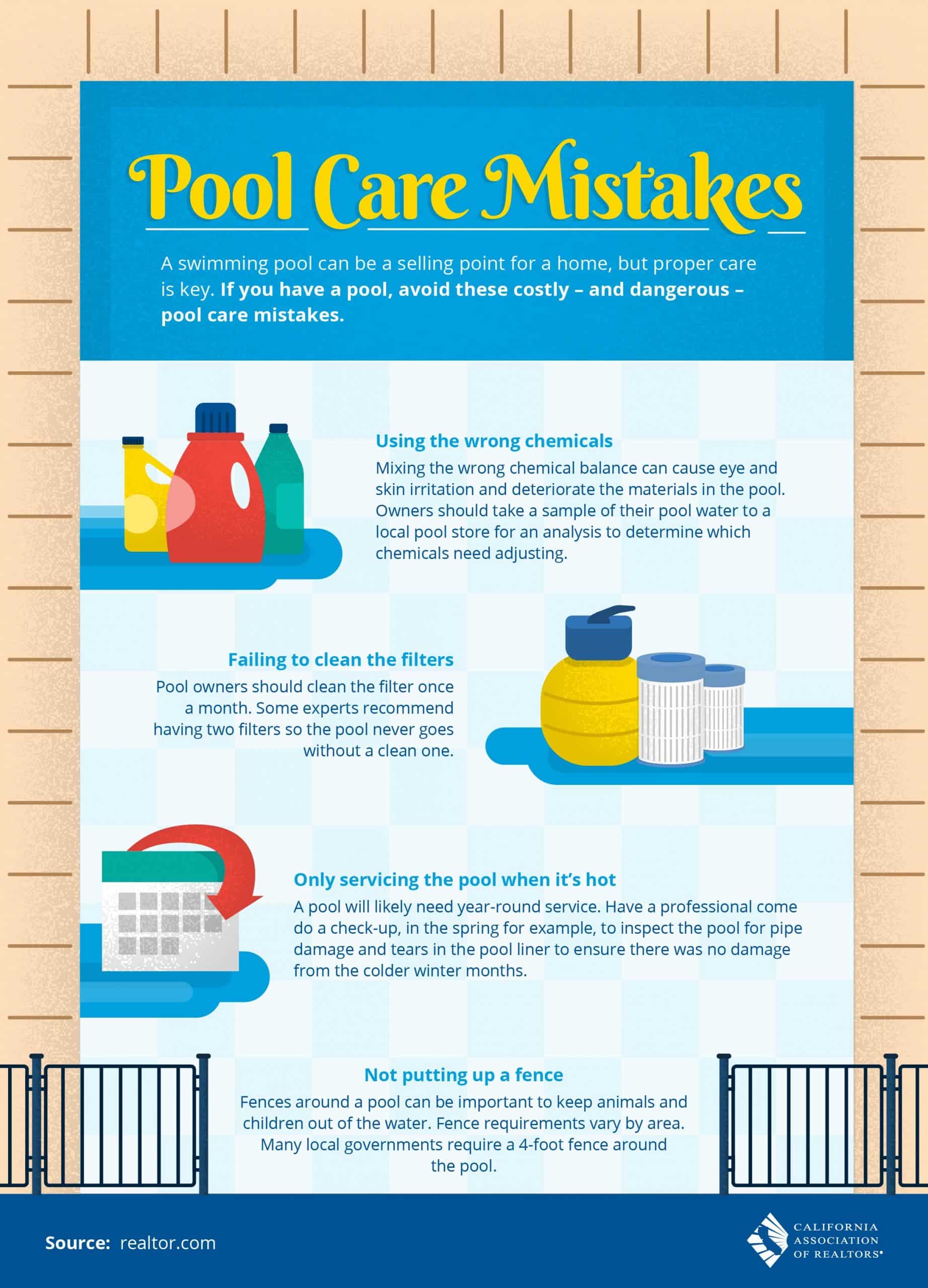 Pool Care Mistakes