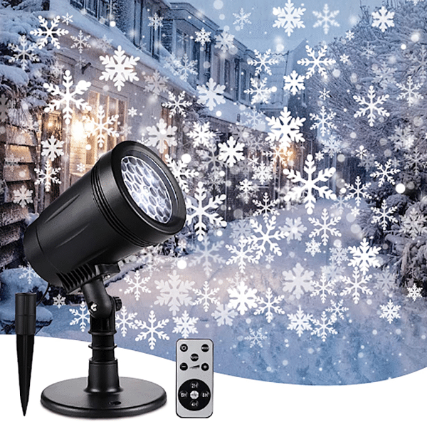 Snowflake Outdoor Light Projector- Smart Holiday Decor
