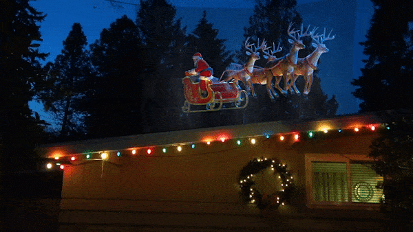 Santa Holograph - Smart Holiday Decor
