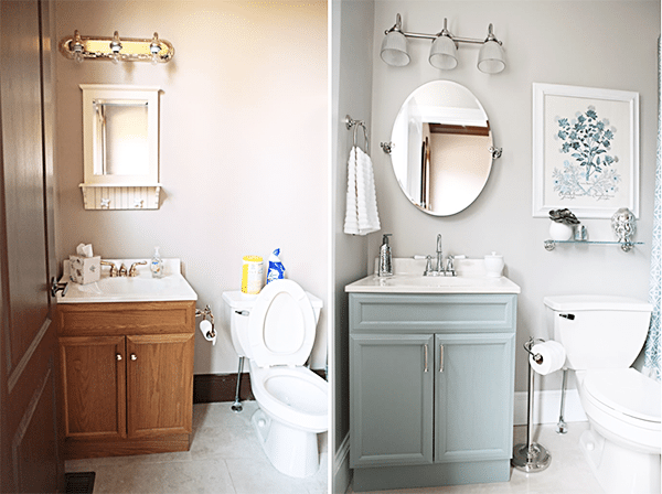 Bathroom Makeover with Paint