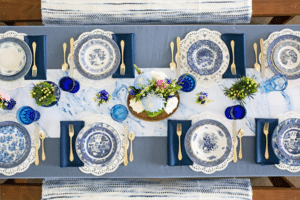 Thanksgiving Tablescape by H Camille Smith