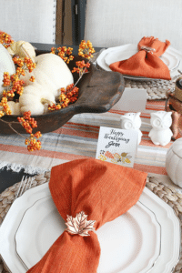 Thanksgiving Tablescape by Clean and Scentsible