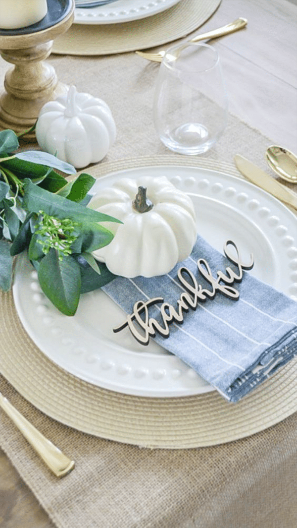 Thanksgiving Tablescape by Julie Warnock