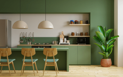 Gorgeous Greens: Ideas for Green Kitchen Cabinets