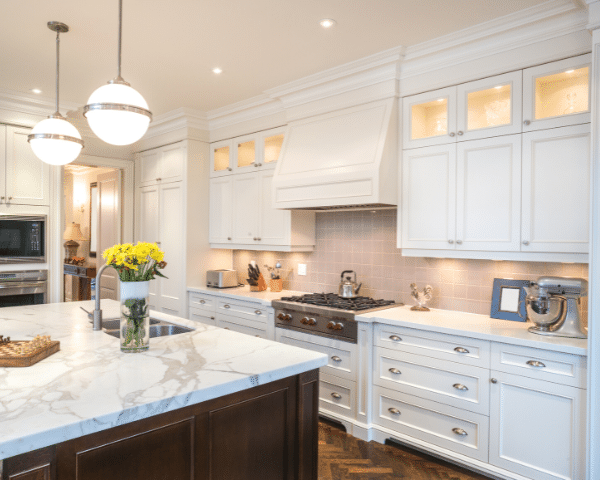 well-lit kitchen