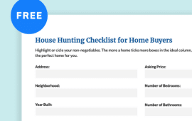 house hunting checklist