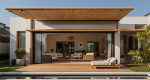 bamboo outdoor awning