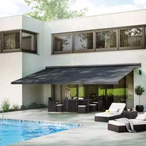 black awning