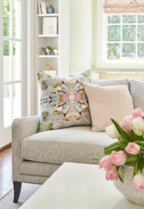 spring throw pillow