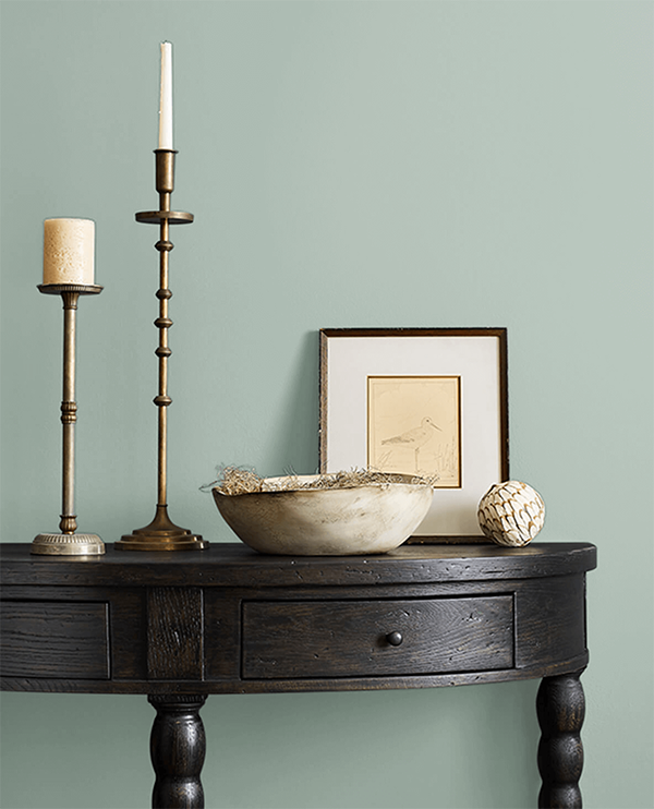 Entry way Wall in "Quietude" by Sherwin-Williams