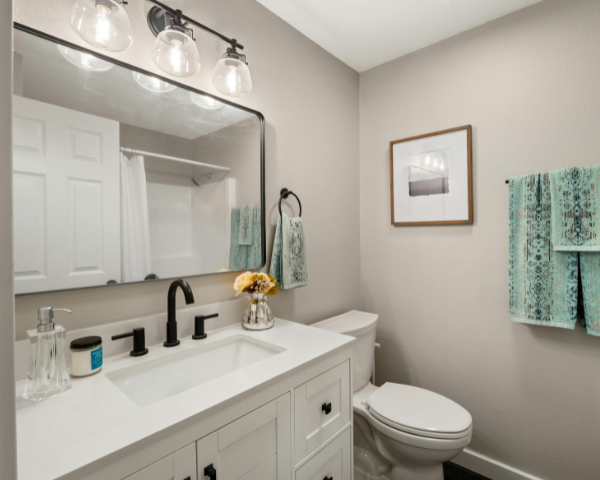 updated bathroom