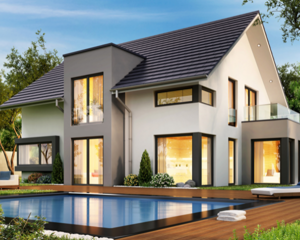 modern home exterior