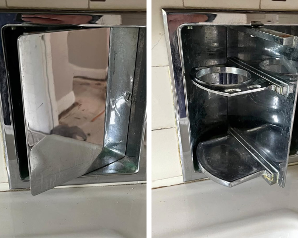 Hall-Mack Built In Toothbrush holder